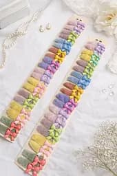 Набір м'яких шпильок із бантиками 20 шт.