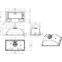 Витяжка вбудована Gorenje BHI611ES [142687] - мініатюра 6