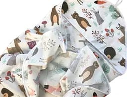 Байковое полотенце Moontime "Зверята"