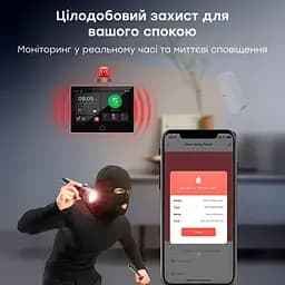 Комплект бездротової сигналізації Trinix TRX-4G-Kit(LCD)(WiFi) з WiFi та 4G LTE (27-00068) - мініатюра 19