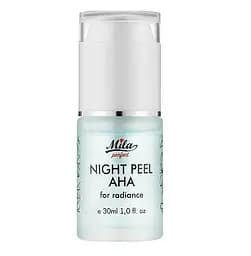 Нічний AHA пілінг для сяйва шкіри рН 4,0 AHA peel Mila perfect 30 мл