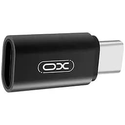 Переходник XO NB131 microUSB to Type-C Black