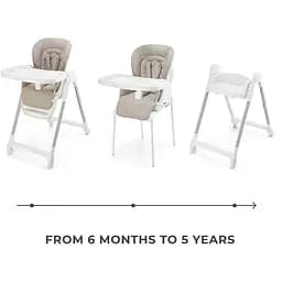Стільчик для годування Kinderkraft Tulo Beige (KHTULO00BEG0000) - мініатюра 2