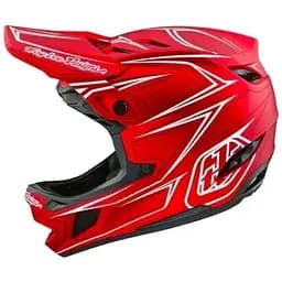Велошолом Troy Lee Designs D4 Composite Helmet Pinned Red XL (1106-140505005)