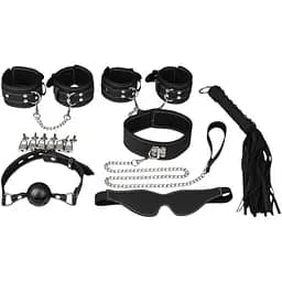 BDSM набор Erospace Wild Play C10 7 шт. черный