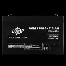 Акумулятор AGM LPM 6V - 7.2 Ah - мініатюра 3