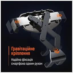 Універсальний автотримач ColorWay Gravity Mechanical Car Mount Black (CW-CHG18-BK) - мініатюра 12