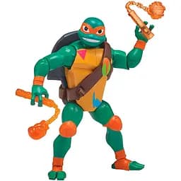 Игровая фигурка TMNT Эволюция Черепашек-Ниндзя Микеланджело с боевым панцирем, 12 см (80828)