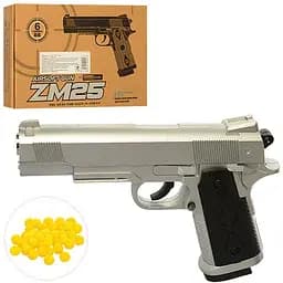 Іграшковий пістолет Cyma з металу ZM25 з пульками в комплекті