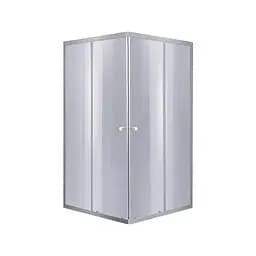 Душевая кабина Lidz Wawel SC80x80.SAT.LOW.GR, стекло тонированное 4 мм без поддона, универсальная, тонированная