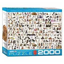 Пазл Eurographics Мир собак, 2000 элементов (8220-0581)