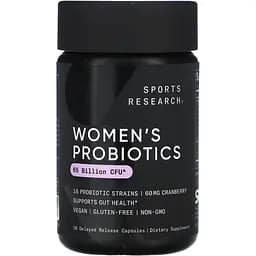 Натуральна добавка Sport Research Daily Women's Probiotics 65 Billion CFU 30 капсул
