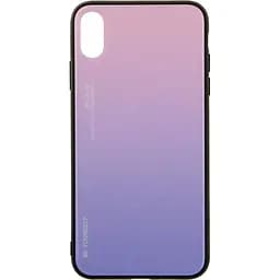 Чохол-накладка Toto Gradient Glass Case Apple iPhone XS Max Pink