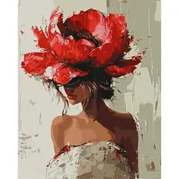 Картина за номерами "Вишуканий бутон" Ідейка KHO8439, 40х50 см