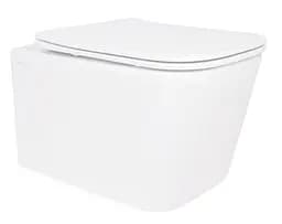 Унитаз подвесной Qtap Crow Ultra Quiet White, с сиденьем Slim Duroplast/Soft-close/Quick Release QT05335172W