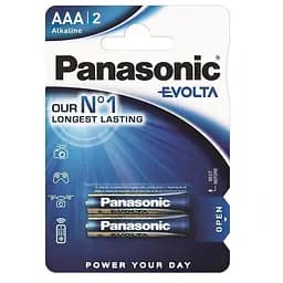 Батарейка Panasonic LR03EGE/2BP EVOLTA лужна AAА блістер 2 шт.