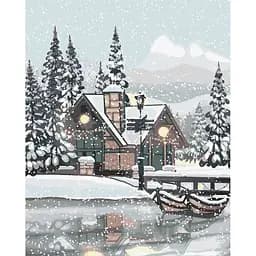 Картина за номерами "Сніжна тиша" ©akvamarinel_art Ideyka KHO2873 40х50 см
