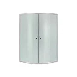 Душевая кабина Lidz Latwa SC80x80.SAT.HIGH. FR, стекло Frost 4 мм без поддона, Универсальная, матовая