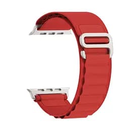 Ремінець для Apple Watch 42 (Series 11-10)/41/40/38, червоний, Alpine Loop Alpina Band, тканинний поліестеровий ремінець для смарт-годин, дихаючий, для активного відпочинку та спорту, ArmorStandart (ARM81046)