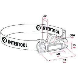 Ліхтар налобний Intertool LB-0309 [133795] - мініатюра 7