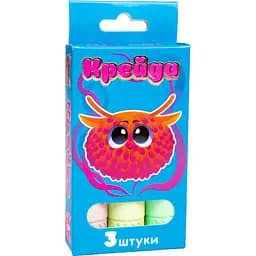 Крейда кольорова Strateg куля 3 шт. (50122)