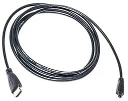 Кабель PowerPlant HDMI-microHDMI v1.3, 2м, Black (KD00AS1242) - мініатюра 2