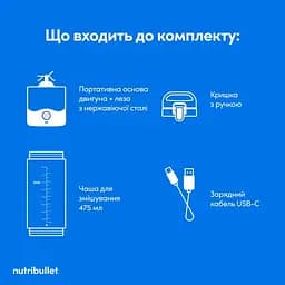 Блендер Nutribullet NBP003PU (0C22300097) - мініатюра 8