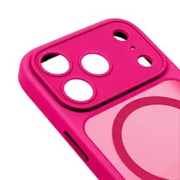 Чехол для Apple iPhone 17 Pro Max, Lush MagCase, розовый, противоударная панель-накладка из TPU и PC, полупрозрачный чехол с MagSafe (с магнитом), с защитой камеры, поддержка беспроводной зарядки, защита всего корпуса, ArmorStandart (ARM87503) - мініатюра 4