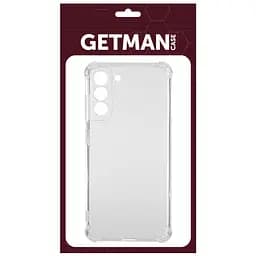TPU чохол GETMAN Ease logo посилені кути Full Camera для Samsung Galaxy S21 FE Безбарвний (прозорий) - мініатюра 4