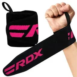 Бинти для зап'ясть (кистьові бинти) RDX W2 Gym Wrist Wraps Pink Pro (WAH-W2P)