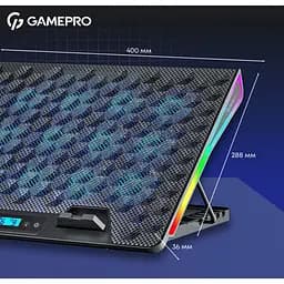 Охолоджувальна підставка для ноутбука до 17,3 дюйма GamePro GPCP-1140 15xfans - мініатюра 11