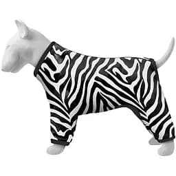 Ветровка для собак Waudog Clothes, рисунок "Зебра", XS25