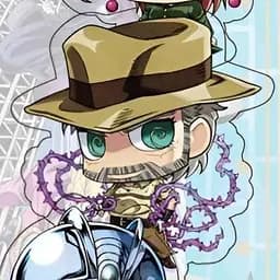 Акриловая фигурка Невероятные приключения ДжоДжо Джозеф Джостар JoJo's Bizarre Adventure Joseph Joestar 6 см