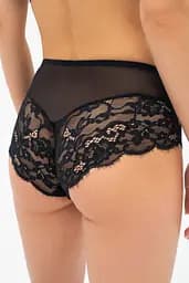 Жіночі трусики KRISTINA 020 435 08 Effetto Lingerie чорний-піон 40/M - мініатюра 2