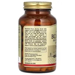 Амінокислоти BCAA плюс Solgar 100 капсул - мініатюра 2