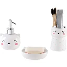 Набор аксессуаров для ванной комнаты МВМ My Home MVM-22 белый (MVM-MH-22 WHITE)