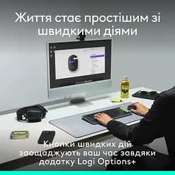 Комп'ютерна миша Logitech POP with emoji Graphite L910-007412 teh0022063 - мініатюра 2