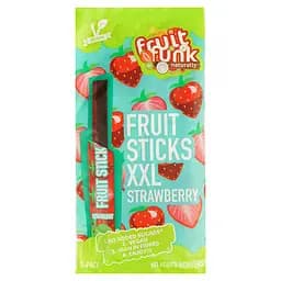 Жувальні цукерки Fruit Funk Fruit Stic XXL Strawberry 100 г (5 шт. по 20 г)