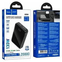 Зовнішній акумулятор Hoco Q30A 20000mAh 130W чорна 6942007634069 - мініатюра 9