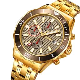 Наручний годинник чоловічий 9335GDGY Gold-Grey Skmei acs0030901 - мініатюра 2