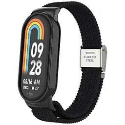 Ремешок для фитнес браслета Armorstandart Braided Solo Loop для Xiaomi Mi Band 7/6/5/4 Black (ARM69902)