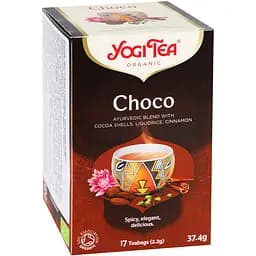 Чай Yogi Tea Choco органічний 37.4 г (17 шт. х 2.2 г) - мініатюра 1