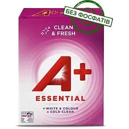 Стиральный порошок A+ Essential для белого и цветного, 4.42 кг