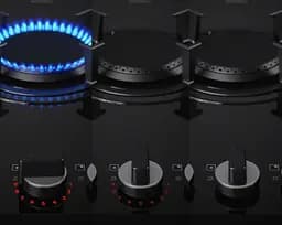 Варильна поверхня газова на склі Electrolux 60 см чугун електрон. керування Hob2Hood чорний - мініатюра 4