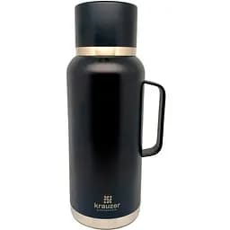 Термос Krauzer с ручкой 1 л черный (82-1000)