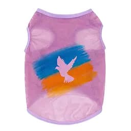 Майка для собак WAUDOG Clothes малюнок Прапор сітка L B 42-45 см C 28-31 см - мініатюра 2