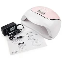 Лампа LED/UV гібрид SUN BQ-V5 MACAROON 120 Вт Pink