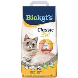 Наповнювач Biokats Classic 3in1 для котячого туалету бентонітовий 18 л - мініатюра 2