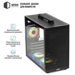 Корпус QUBE BRING ARGB Black (BRING_GBNU3) Без БП - мініатюра 6