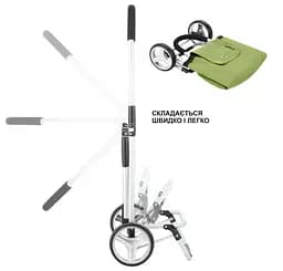 Cумка-візок ShoppingCruiser Foldable Green (650068) - мініатюра 6